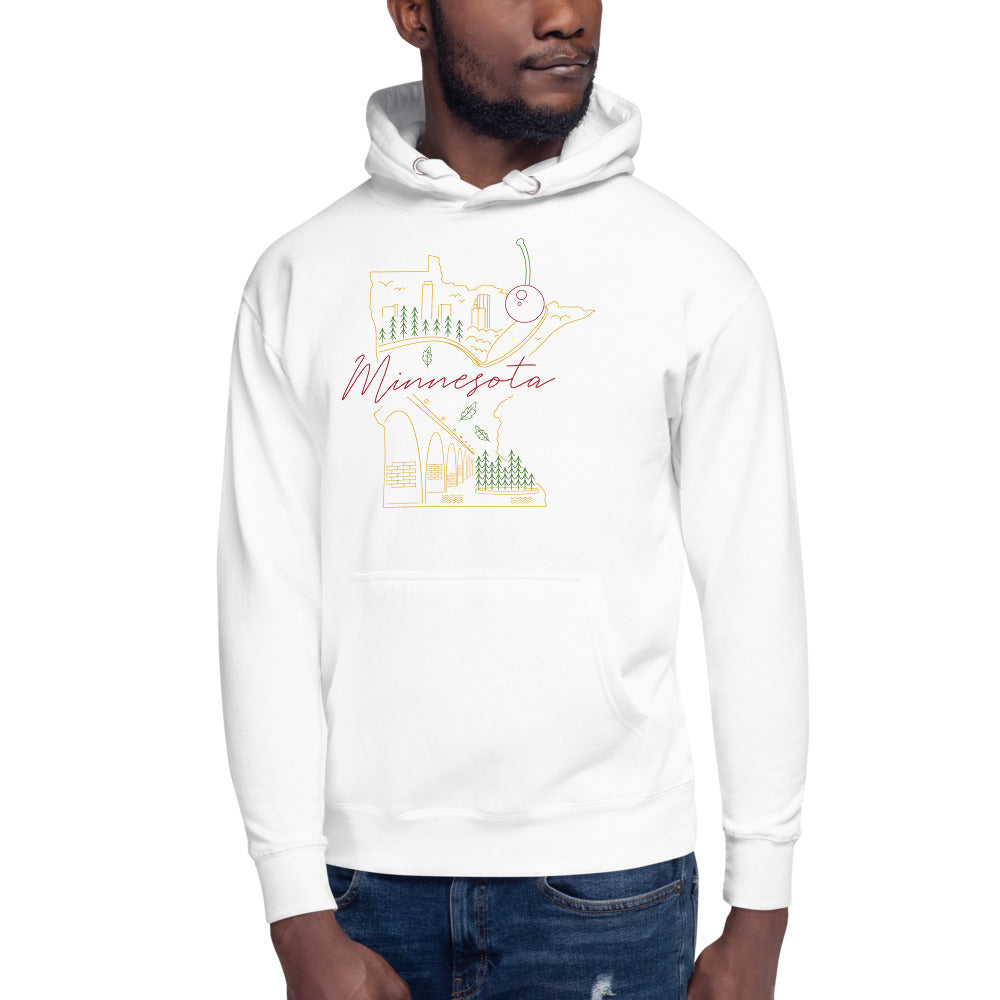 All of Minnesota Hoodie - Corazón Clothing