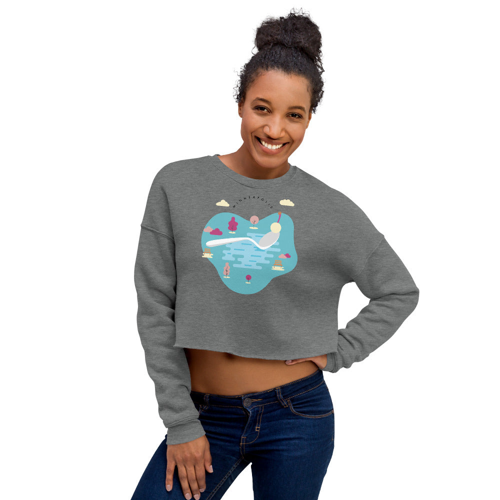 Cherry Bomb Crop Sweatshirt - Corazón Clothing