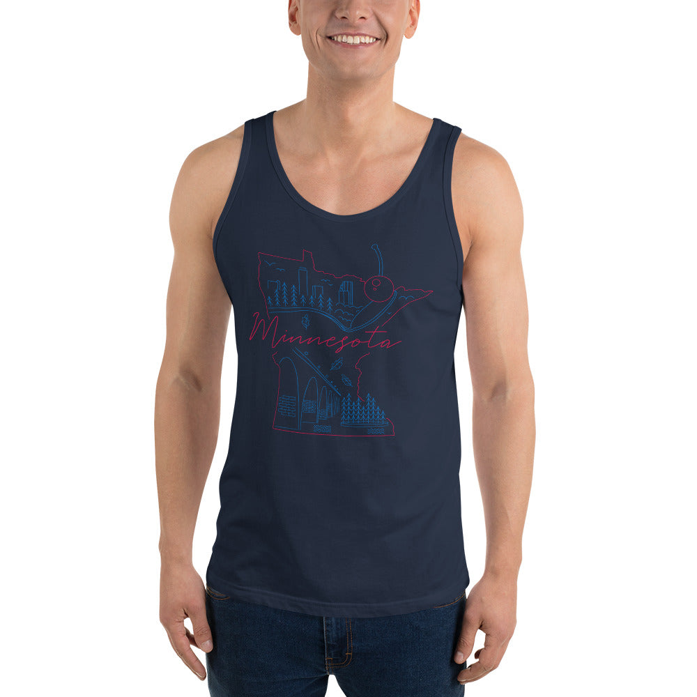 All of Minnesota Too Unisex Tank Top - Corazón Clothing