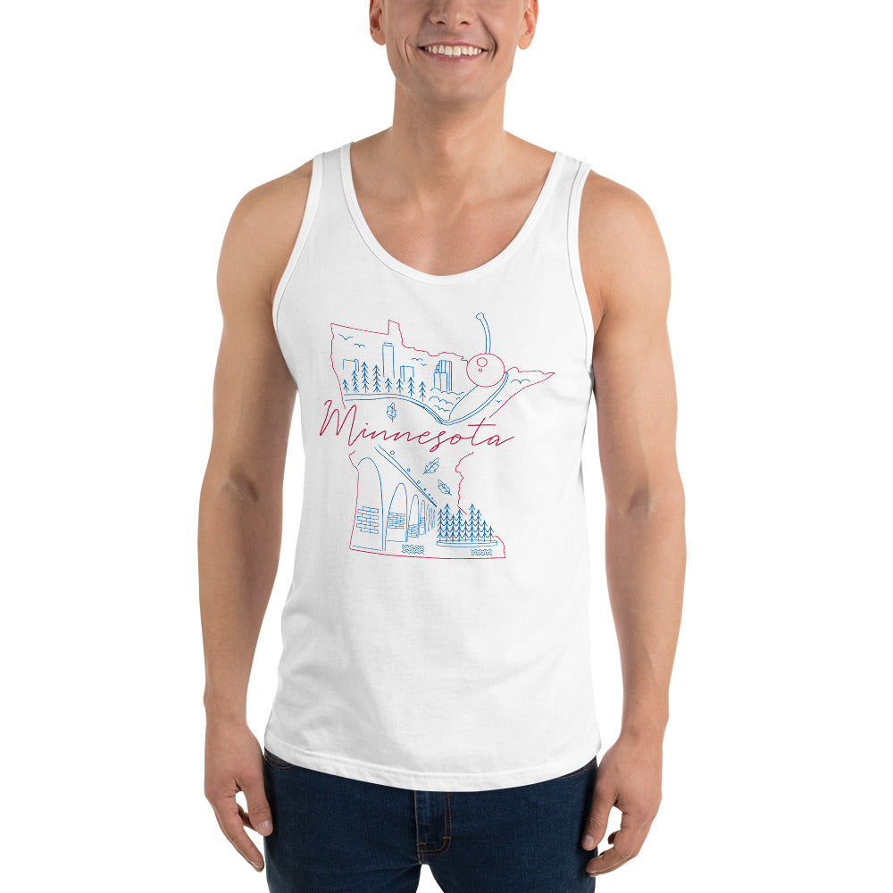 All of Minnesota Too Unisex Tank Top - Corazón Clothing