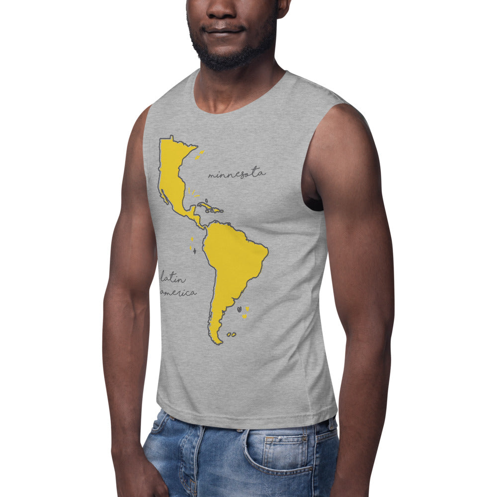 We're All One Muscle Shirt - Corazón Clothing