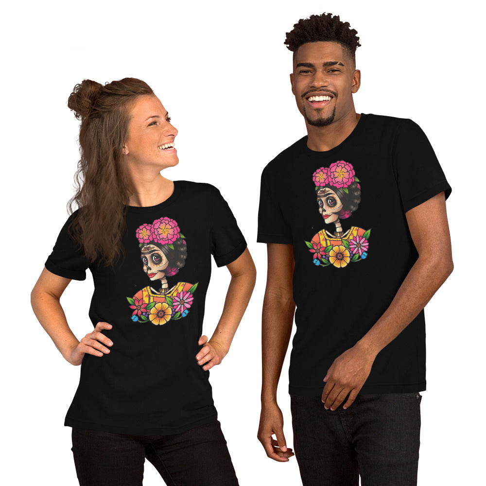Frida Kahlo Dia de los Muertos Unisex t-shirt - Corazón Clothing