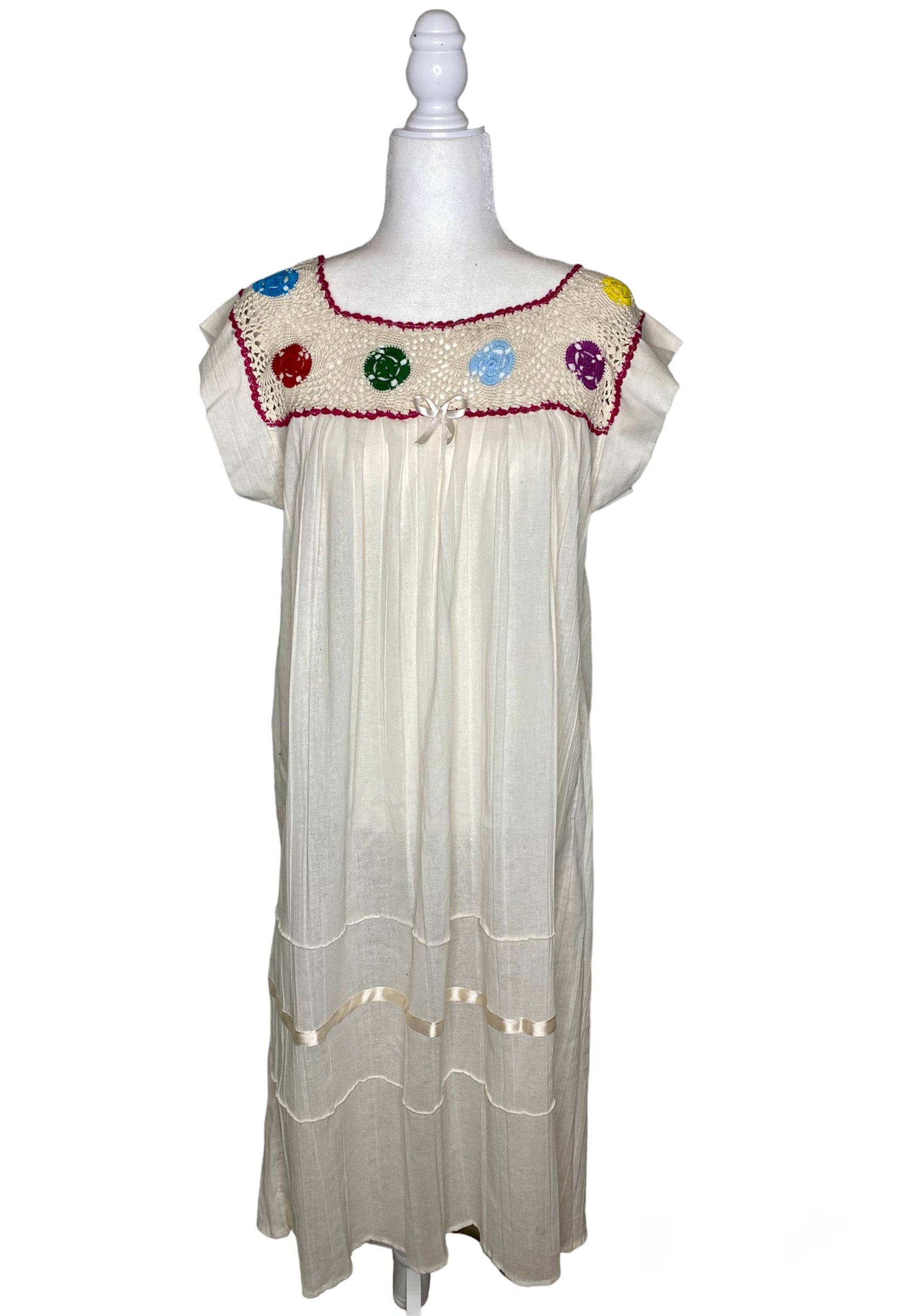Oaxacan Dress Beige UN Oaxacan Dress Beige UN
