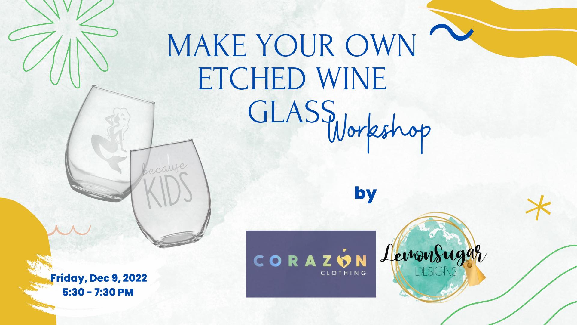 Make Your Own Etched Wine Glass