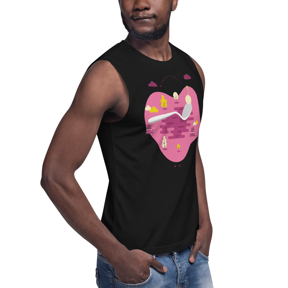 Cherry Bomb Muscle Shirt - Corazón Clothing