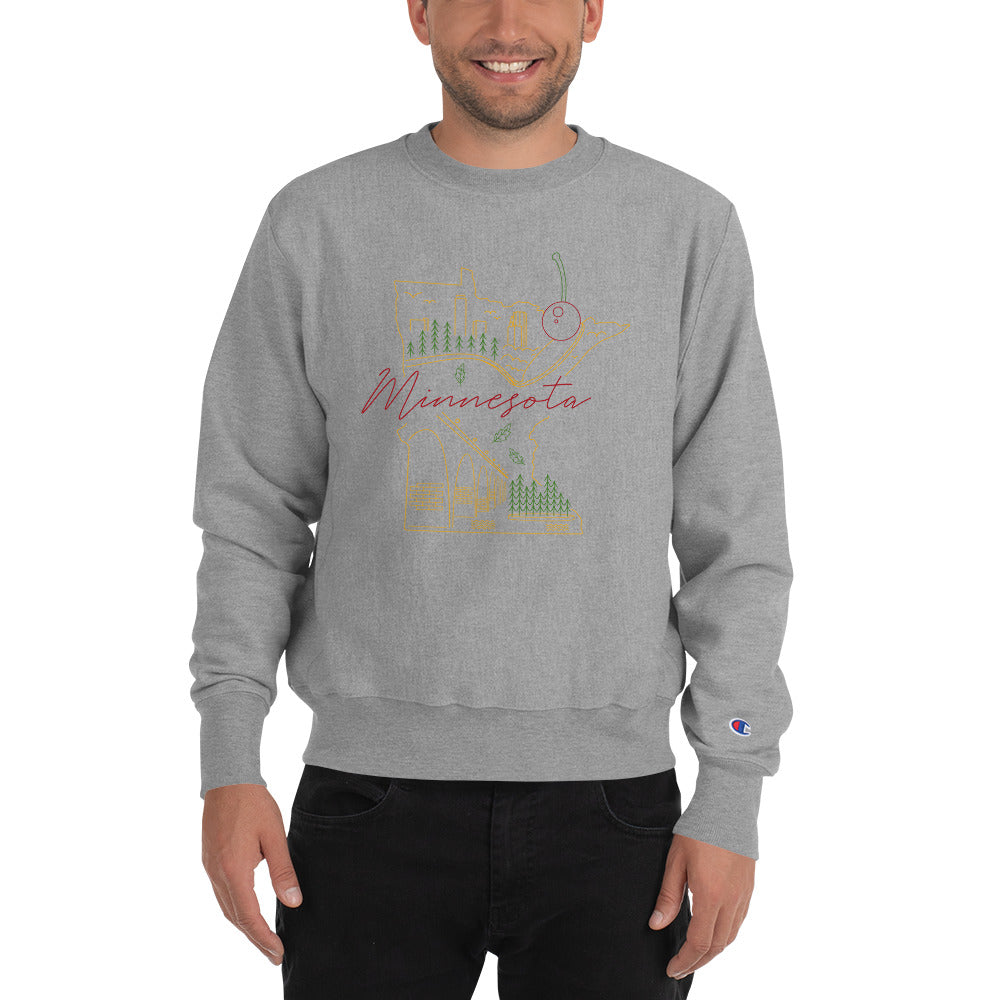 All of Minnesota Champion Sweatshirt - Corazón Clothing