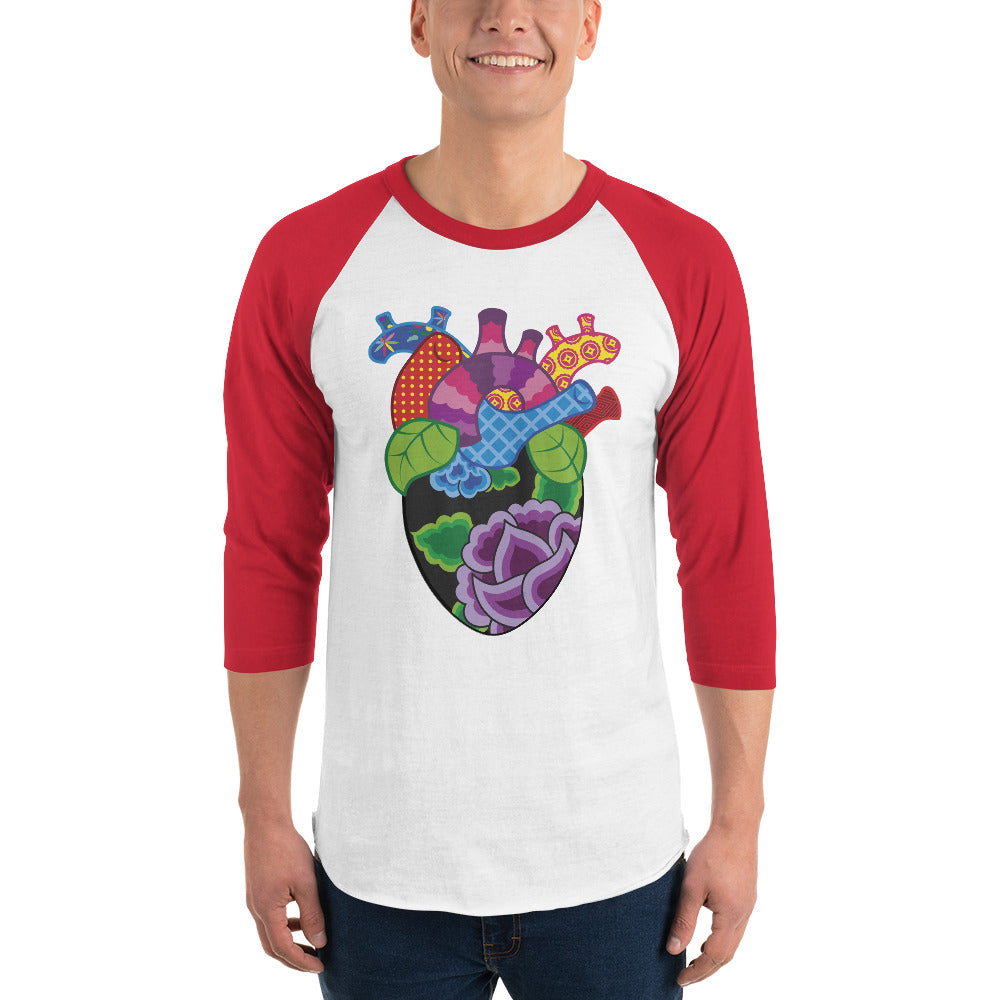 Corazon 3/4 Sleeve Raglan Shirt - Corazón Clothing