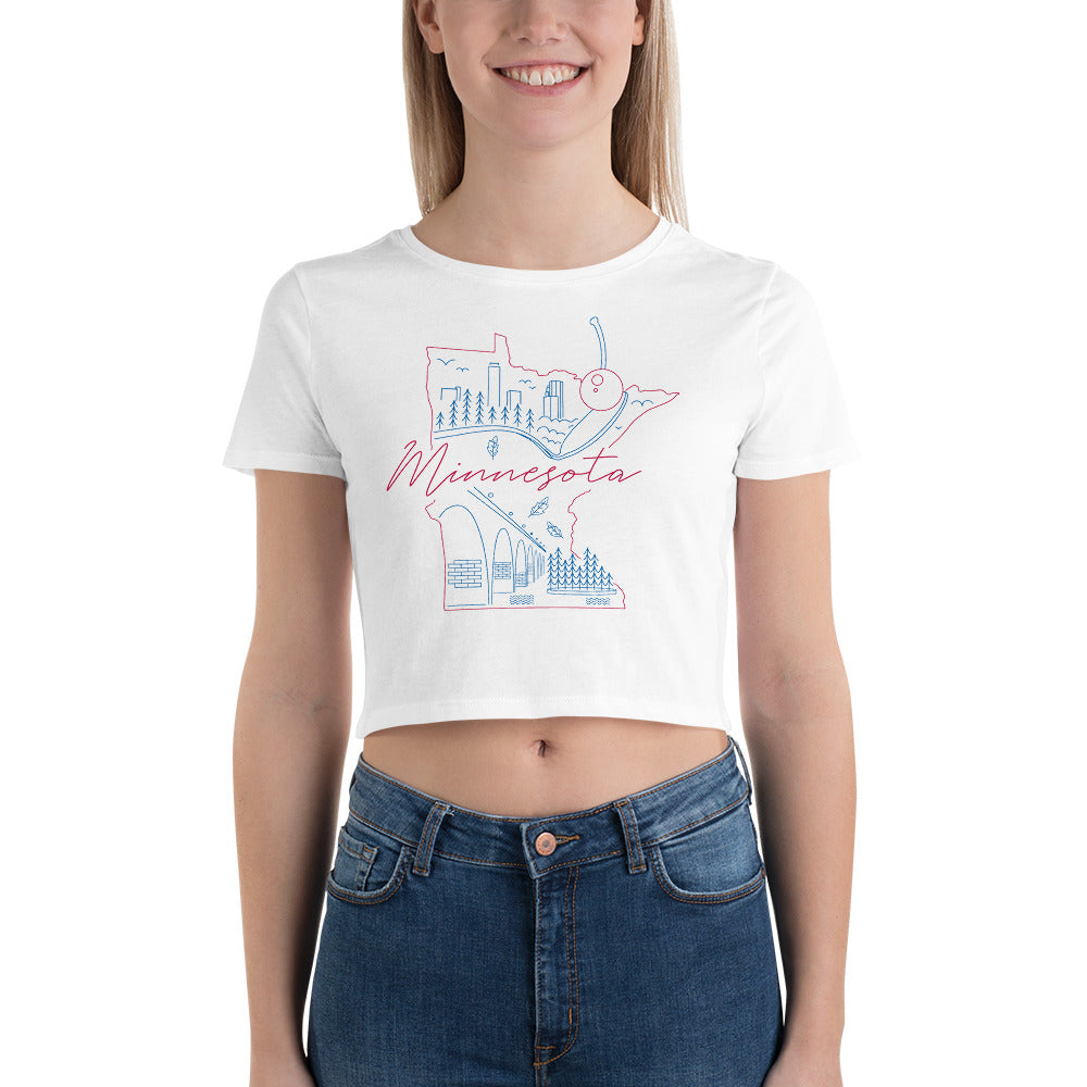 Women's Crop Tee - Corazón Clothing