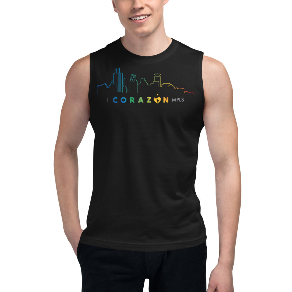 I Corazon MPLS Muscle Shirt - Corazón Clothing