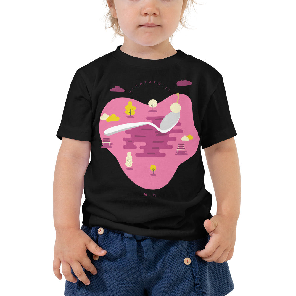 Cherry Bomb Toddler Short Sleeve Tee - Corazón Clothing