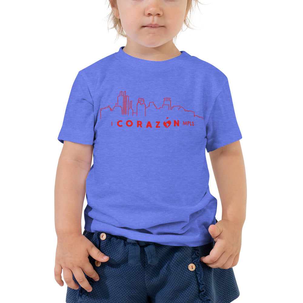 I Corazon MPLS Toddler Short Sleeve Tee - Corazón Clothing