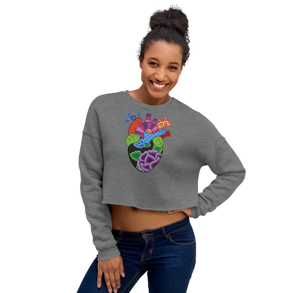 Corazon Crop Sweatshirt - Corazón Clothing