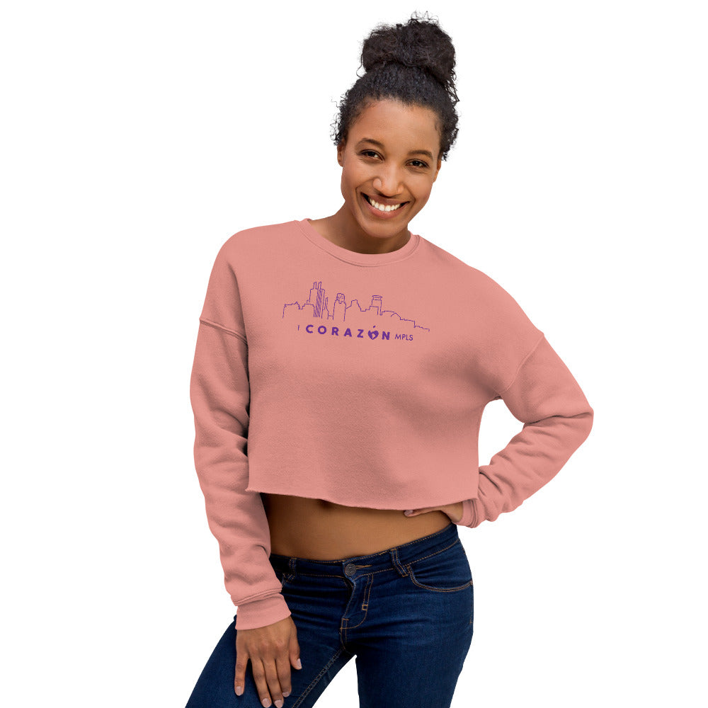 I Corazon MPLS Crop Sweatshirt - Corazón Clothing
