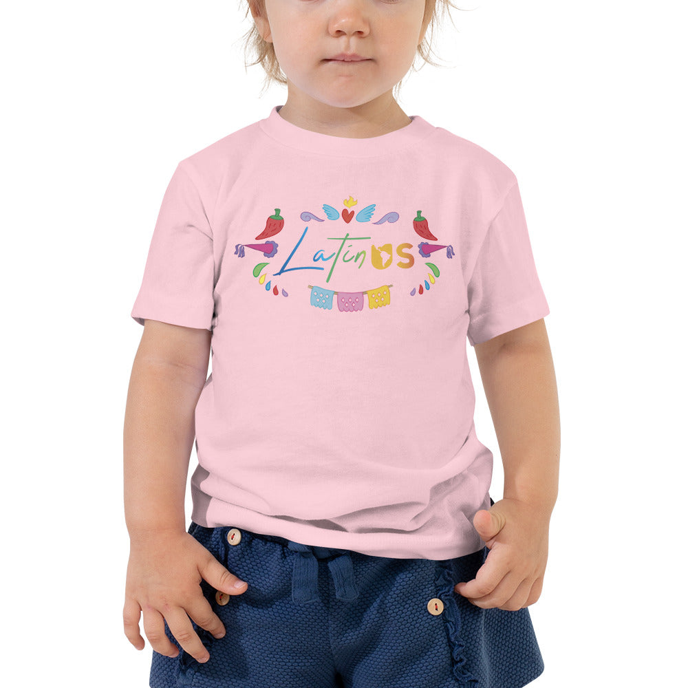 Latin Us Toddler Short Sleeve Tee - Corazón Clothing
