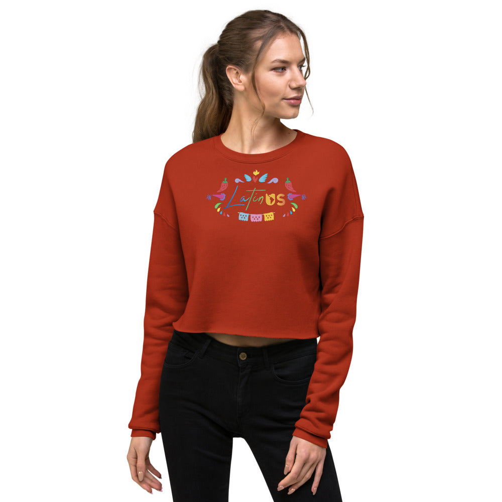 Latin Us Crop Sweatshirt - Corazón Clothing