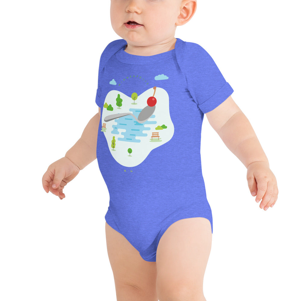 Cherry Bomb Infant Short Sleeve Bodysuit - Corazón Clothing