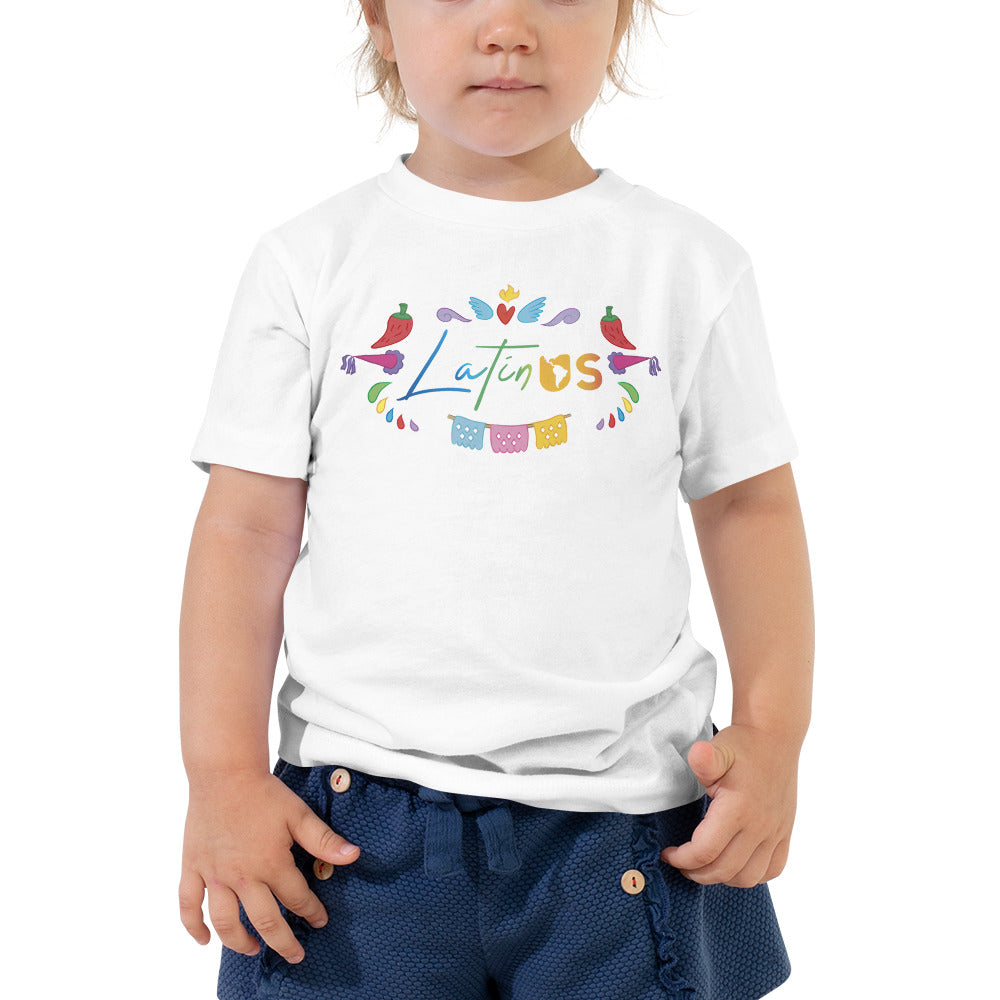 Latin Us Toddler Short Sleeve Tee - Corazón Clothing