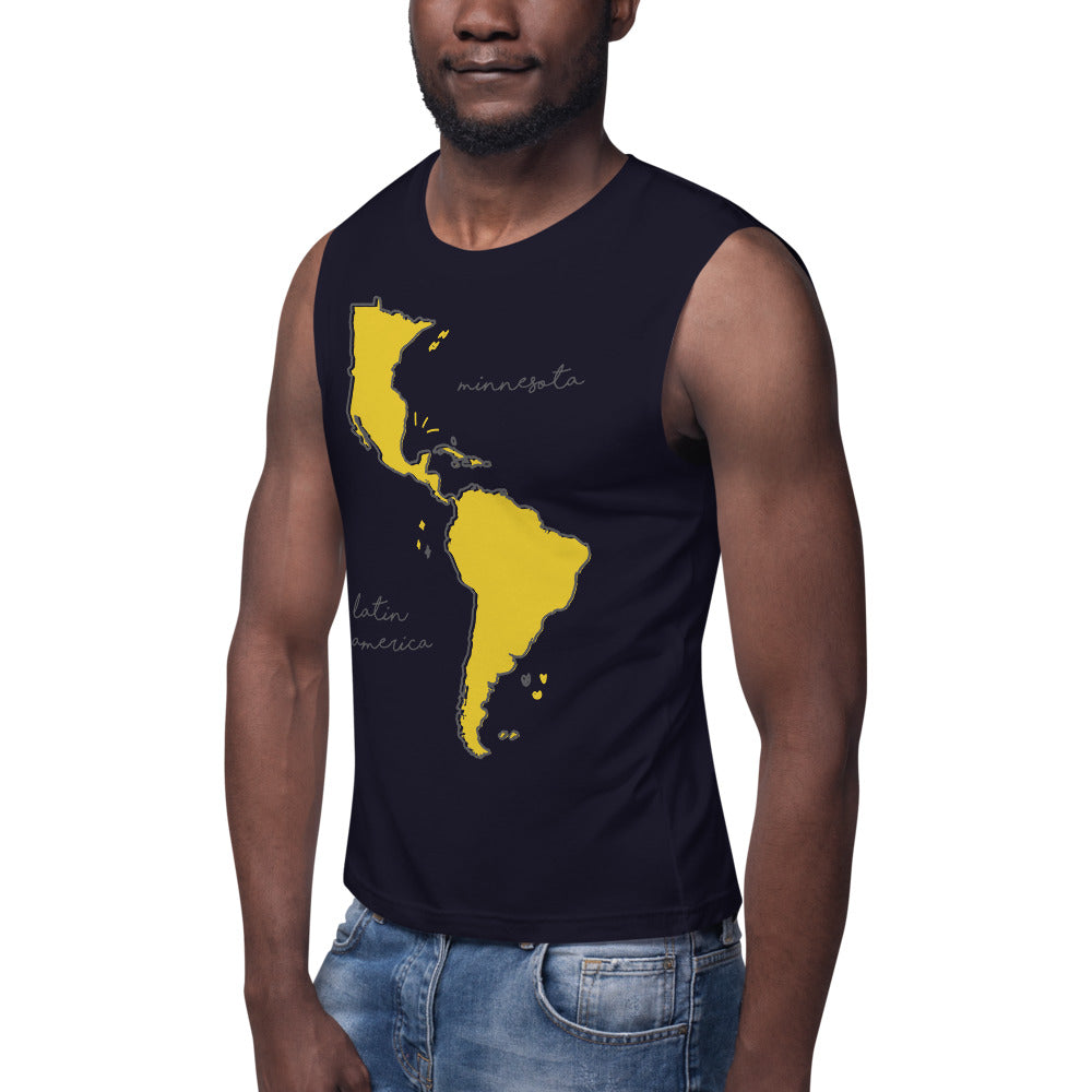 We're All One Muscle Shirt - Corazón Clothing
