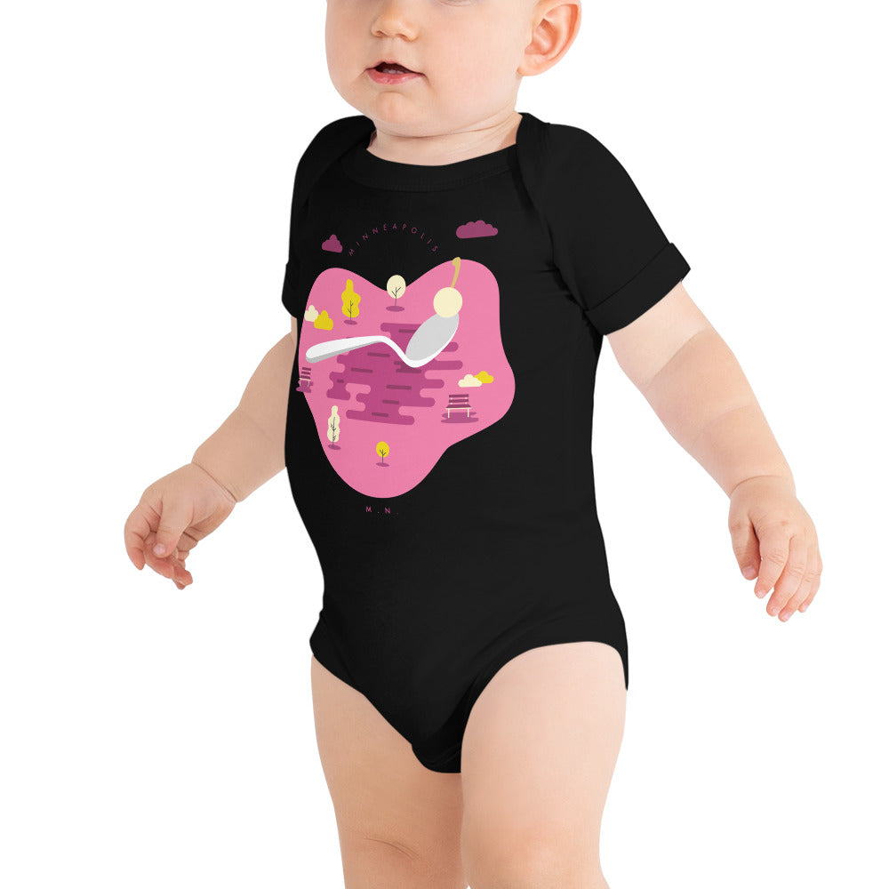 Cherry Bomb Infant Short Sleeve Bodysuit - Corazón Clothing
