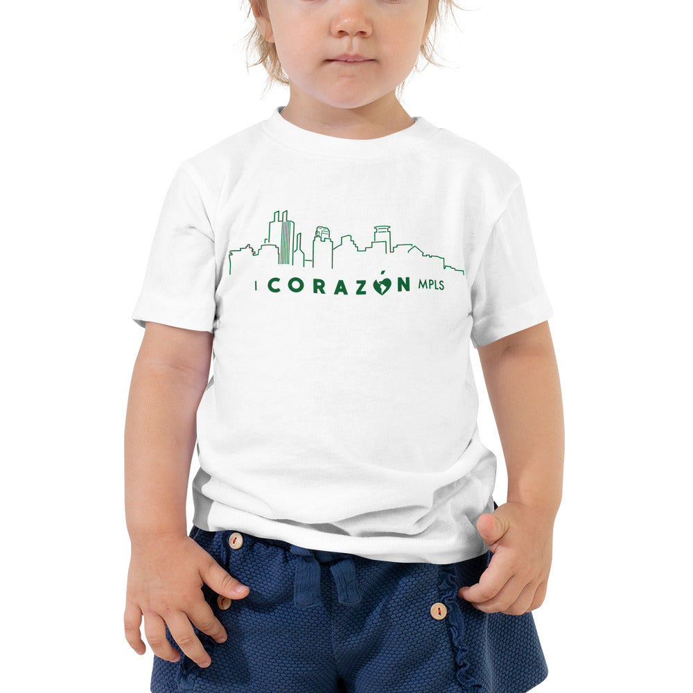 I Corazon MPLS Toddler Short Sleeve Tee - Corazón Clothing