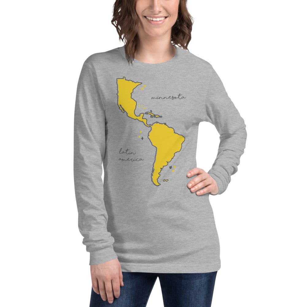 We're All One Unisex Long Sleeve Tee - Corazón Clothing