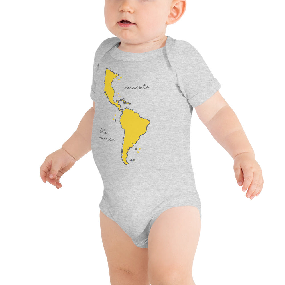 We're All One Infant Short Sleeve Bodysuit - Corazón Clothing